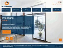 Tablet Screenshot of interwand.com